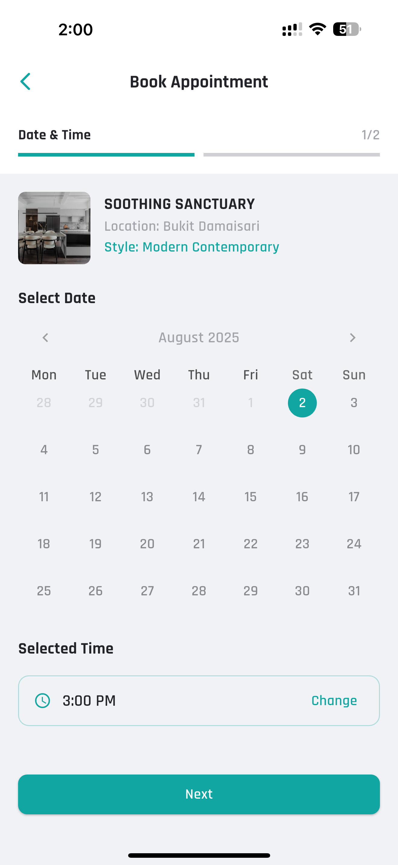 Appointment Booking